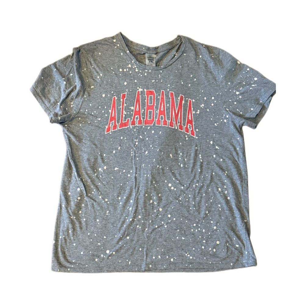 Gray Alabama Splatter T-Shirt